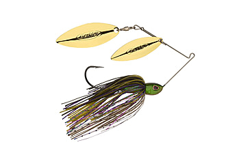 Image of Berkley Power Blade Compact Double Williw Spinnerbait, 3/4oz, Bama Bream/Gold + Gold, 1570671