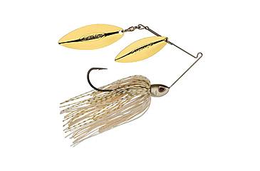 Image of Berkley Power Blade Compact Double Williw Spinnerbait, 3/4oz, Crypto/Gold + Gold, 1570665