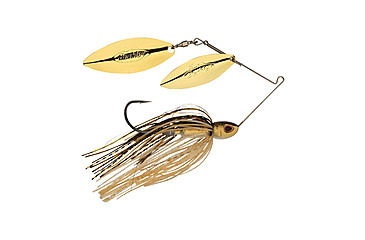 Image of Berkley Power Blade Compact Double Williw Spinnerbait, 3/4oz, Golden Shiner/Gold + Gold, 1570663