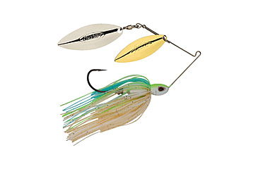 Image of Berkley Power Blade Compact Double Williw Spinnerbait, 3/4oz, Pretty One/Gold + Silver, 1570667