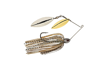 Image of Berkley Power Blade Compact Double Williw Spinnerbait, 3/8oz, Silver Bullet/Gold + Silver, 1570633
