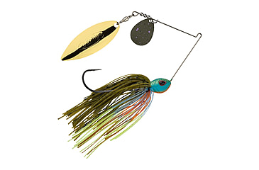 Image of Berkley Power Blade Standard Colorado/Willow Spinnerbait, 1/2oz, Gill Spawn/Green Pumpkin + Gold, 1570511