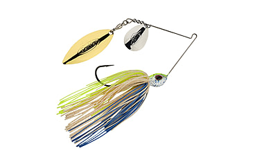 Image of Berkley Power Blade Standard Colorado/Willow Spinnerbait, 3/8oz, Old School/Silver + Gold, 1570488
