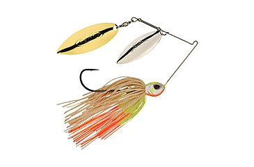Image of Berkley Power Blade Standard Double Willow Spinnerbait, 1/2oz, Coleslaw/Silver + Gold, 1570572