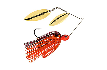 Image of Berkley Power Blade Standard Double Willow Spinnerbait, 1/2oz, Fire Craw/Gold + Gold, 1570574