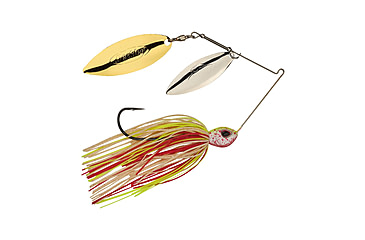 Image of Berkley Power Blade Standard Double Willow Spinnerbait, 1/2oz, Hot Slaw/Silver + Gold, 1570573