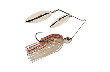 Image of Berkley Power Blade Standard Double Willow Spinnerbait, 1/2oz, Purple Rain/Silver + Silver, 1570570