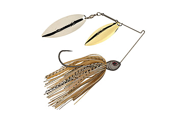 Image of Berkley Power Blade Standard Double Willow Spinnerbait, 1/2oz, Silver Bullet/Gold + Silver, 1570571