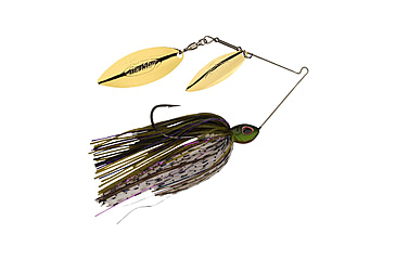 Image of Berkley Power Blade Standard Double Willow Spinnerbait, 3/8oz, Bama Bream/Gold + Gold, 1570561