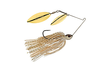 Image of Berkley Power Blade Standard Double Willow Spinnerbait, 3/8oz, Crypto/Gold + Gold, 1570554