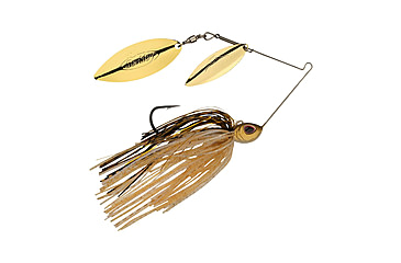 Image of Berkley Power Blade Standard Double Willow Spinnerbait, 3/8oz, Golden Shiner/Gold + Gold, 1570553