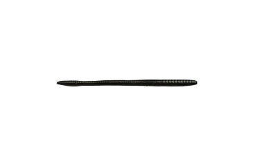 Image of Berkley PowerBait Bottom Hopper Worm, 12, 6.25in, Black, 1457590