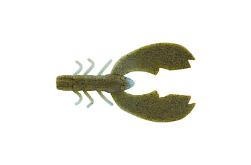 Image of Berkley PowerBait MaxScent Chigger Craw Soft Bait, 4in, 7 Pack, Blue Craw, 1520658