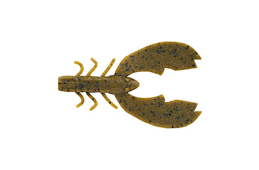 Image of Berkley PowerBait MaxScent Chigger Craw Soft Bait, 4in, 7 Pack, Green Pumpkin, 1520660