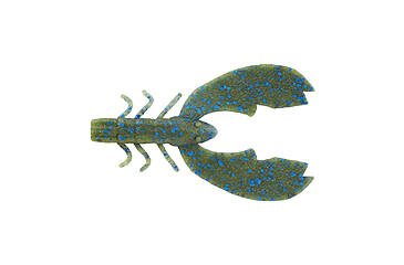 Image of Berkley PowerBait MaxScent Chigger Craw Soft Bait, 4in, 7 Pack, Okeechobee Craw, 1520661