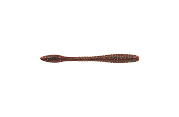 Image of Berkley PowerBait MaxScent Flat Worm, 4.5in, 8 Pack, Cinnamon Purple, 1546024