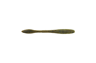 Image of Berkley PowerBait MaxScent Flat Worm, 4.5in, 8 Pack, Green Pumpkin/Watermelon, 1546025