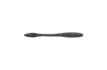 Image of Berkley PowerBait MaxScent Flat Worm, 4.5in, 8 Pack, Smoke Black Purple, 1520713
