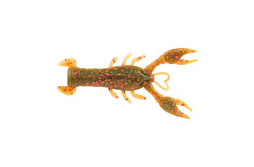 Image of Berkley PowerBait MaxScent Lilft Trooper Soft Bait, 2 1/2in, 8 Pack, Watermelon Copper/Orange w/Red, 1520666