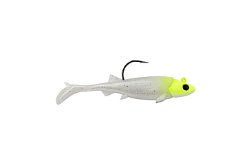 Image of Berkley PowerBait Minnotator Soft Bait, 3.5in, 2 Pack, Lemon Head Glow, 1624287