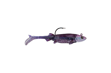 Image of Berkley PowerBait Minnotator Soft Bait, 3.5in, 2 Pack, Purple Shiner, 1624294