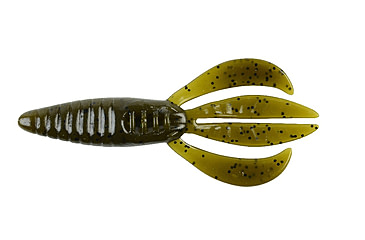 Image of Berkley PowerBait Pit Boss Creature Bait, 8, 4in, Green Pumpkin, 1423756
