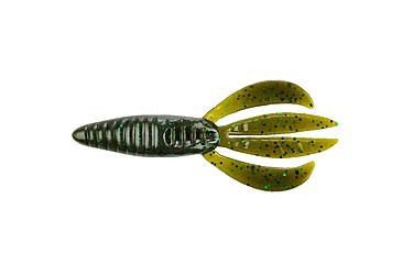 Image of Berkley PowerBait Pit Boss Creature Bait, 8, 4in, Green Pumpkin Green, 1457700