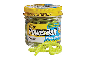 Image of Berkley PowerBait Power Honey Worm Soft Bait, Yellow, 1089418