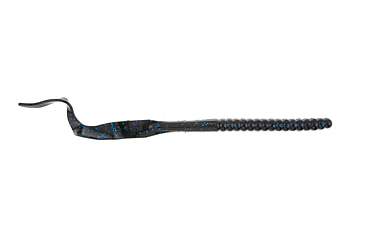 Image of Berkley PowerBait Power Worms Soft Bait, 10in, 8 Pack, Black Blue Fleck, 1307516