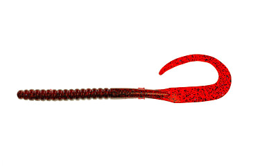 Image of Berkley PowerBait Power Worms Soft Bait, 10in, 8 Pack, Plum, 1307525