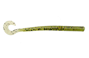 Image of Berkley PowerBait Power Worms Soft Bait, 4in, 15 Pack, Watermelon Red Glitter, 1307474