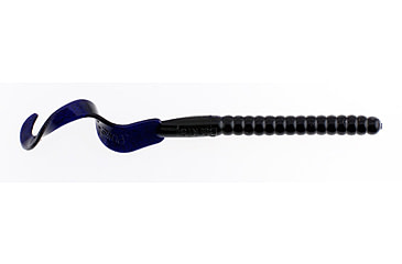 Image of Berkley PowerBait Power Worms Soft Bait, 7in, 13 Pack, Black Grape, 1307479