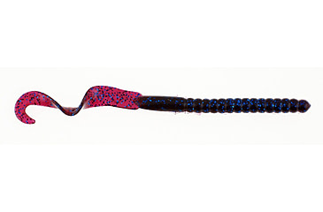 Image of Berkley PowerBait Power Worms Soft Bait, 7in, 13 Pack, Blue Fleck, 1307480