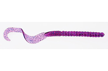 Image of Berkley PowerBait Power Worms Soft Bait, 7in, 13 Pack, Electric Grape, 1307484