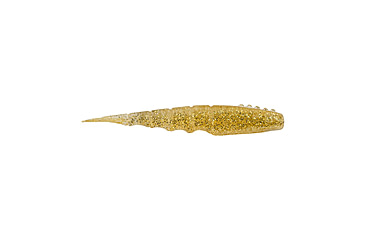 Image of Berkley PowerBait Saltwater Bonga Shrimp Soft Bait Lures, 4in, 6 Pack, Gold, 1589825
