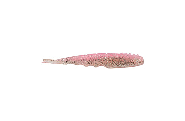 Image of Berkley PowerBait Saltwater Bonga Shrimp Soft Bait Lures, 4in, 6 Pack, Pink Flash, 1589881
