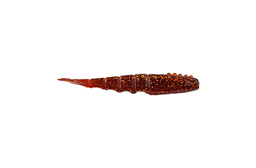 Image of Berkley PowerBait Saltwater Bonga Shrimp Soft Bait Lures, 4in, 6 Pack, Root Beer Gold, 1589828