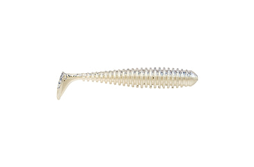 Image of Berkley PowerBait Saltwater Power Swimmer Soft Bait Lures, 3.3in, 8 Pack, Chrome Flash, 1582181