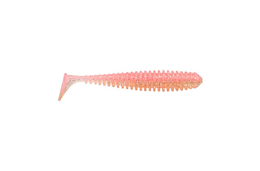 Image of Berkley PowerBait Saltwater Power Swimmer Soft Bait Lures, 3.3in, 8 Pack, Pink Flash, 1582187