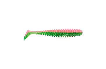 Image of Berkley PowerBait Saltwater Power Swimmer Soft Bait Lures, 4.3in, 6 Pack, Electric Chicken, 1582202