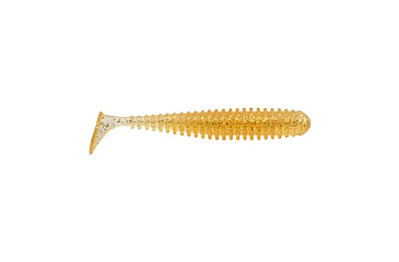 Image of Berkley PowerBait Saltwater Power Swimmer Soft Bait Lures, 4.3in, 6 Pack, Gold, 1582196