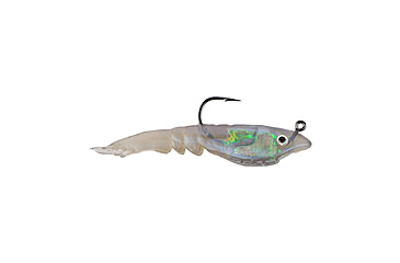Image of Berkley PowerBait Saltwater Rattle Shrimp Soft Bait, 3in, 3 Pack, Natural, 1140865