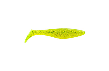Image of Berkley PowerBait Saltwater The Champ Swimmer Soft Bait Lures, 6 Pack, 3.8in, Chrome Flash, 1582231