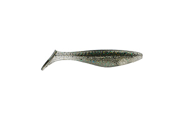 Image of Berkley PowerBait Saltwater The Champ Swimmer Soft Bait Lures, 6 Pack, 3.8in, Silver Flash, 1582223
