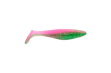 Image of Berkley PowerBait Saltwater The Champ Swimmer Soft Bait Lures, 8 Pack, 3in, Electric Chicken, 1582216