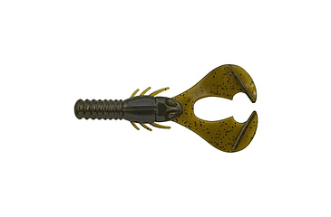 Image of Berkley PowerBait Shape 108 Soft Bait, 3.5in, 8 Pack, Green Pumpkin, 1569370