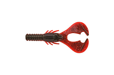 Image of Berkley PowerBait Shape 108 Soft Bait, 3in, 10 Pack, Hot Craw, 1569362