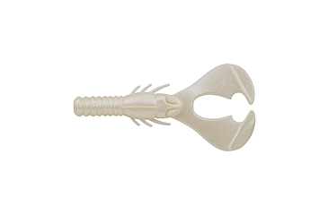 Image of Berkley PowerBait Shape 108 Soft Bait, 3in, 10 Pack, Pearl White, 1569360