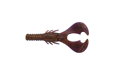 Image of Berkley PowerBait Shape 108 Soft Bait, 4in, 6 Pack, Peanut Butter and Jelly, 1569391
