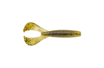 Image of Berkley PowerBait The Boss Grub Soft Bait, 4in, 8 Pack, Skeets Green Money, 1546047